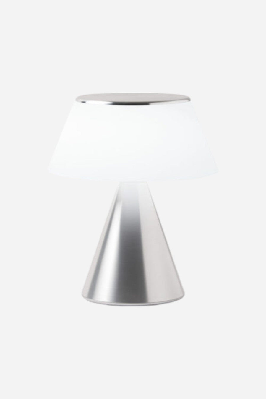 Lexon Luma Large in Polished Aluminum – side view