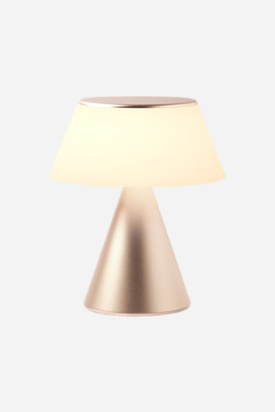 Lexon Luma Large in Soft Gold – back view