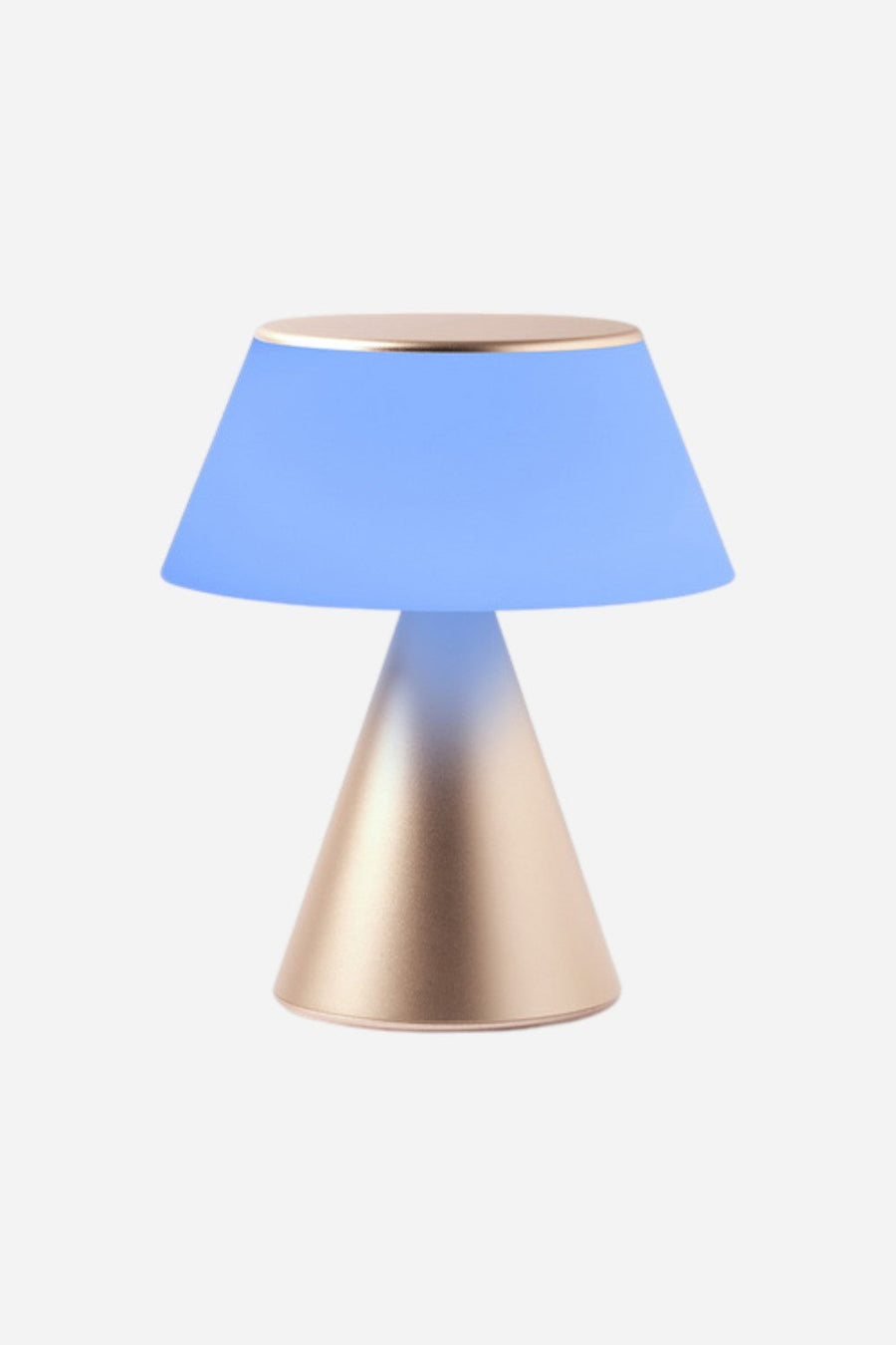 Lexon Luma Large in Soft Gold – flat lay