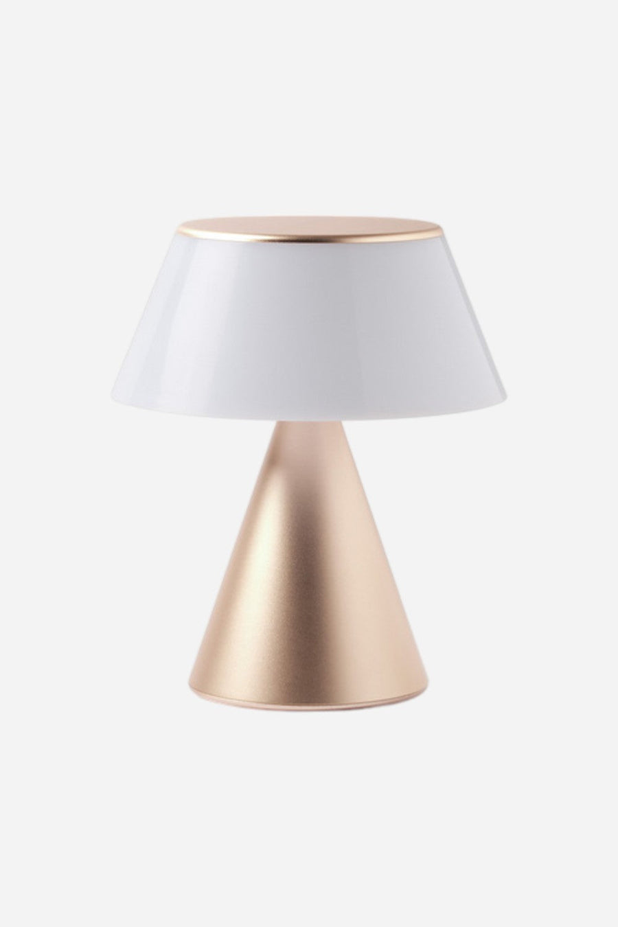 Lexon Luma Large in Soft Gold – front view