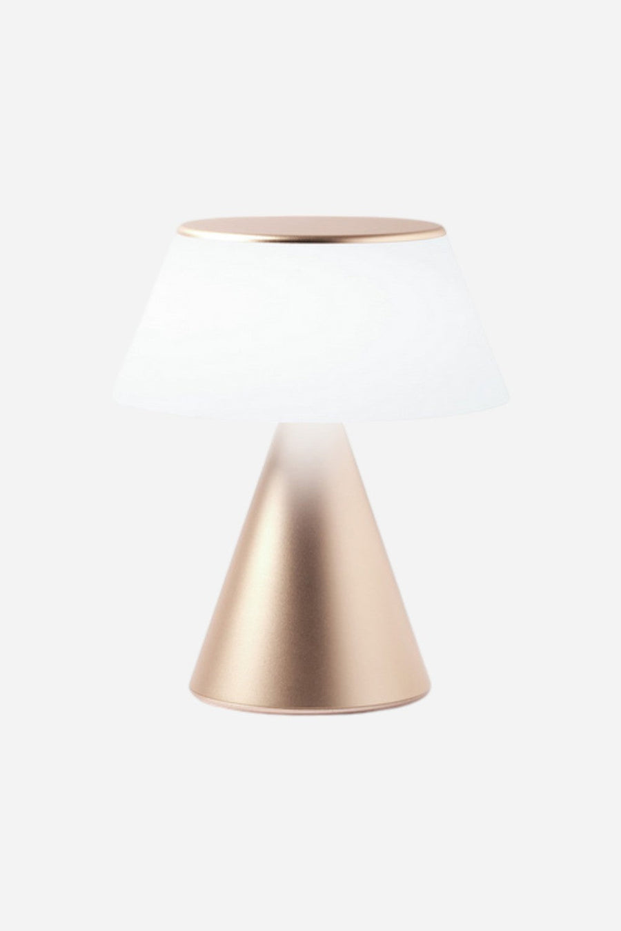 Lexon Luma Large in Soft Gold – side view