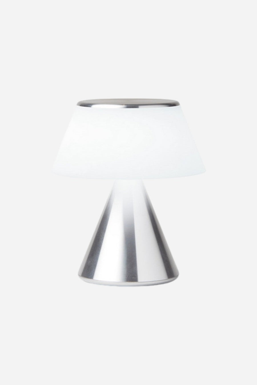 Lexon Luma Medium in Polished Aluminum – front view