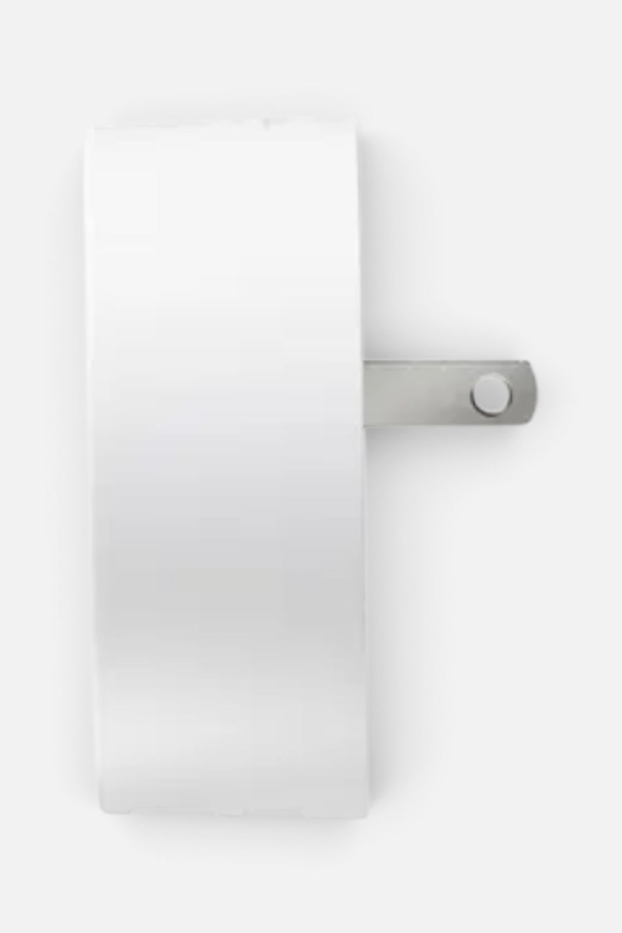 Poweron White Dual USB Charger – front view