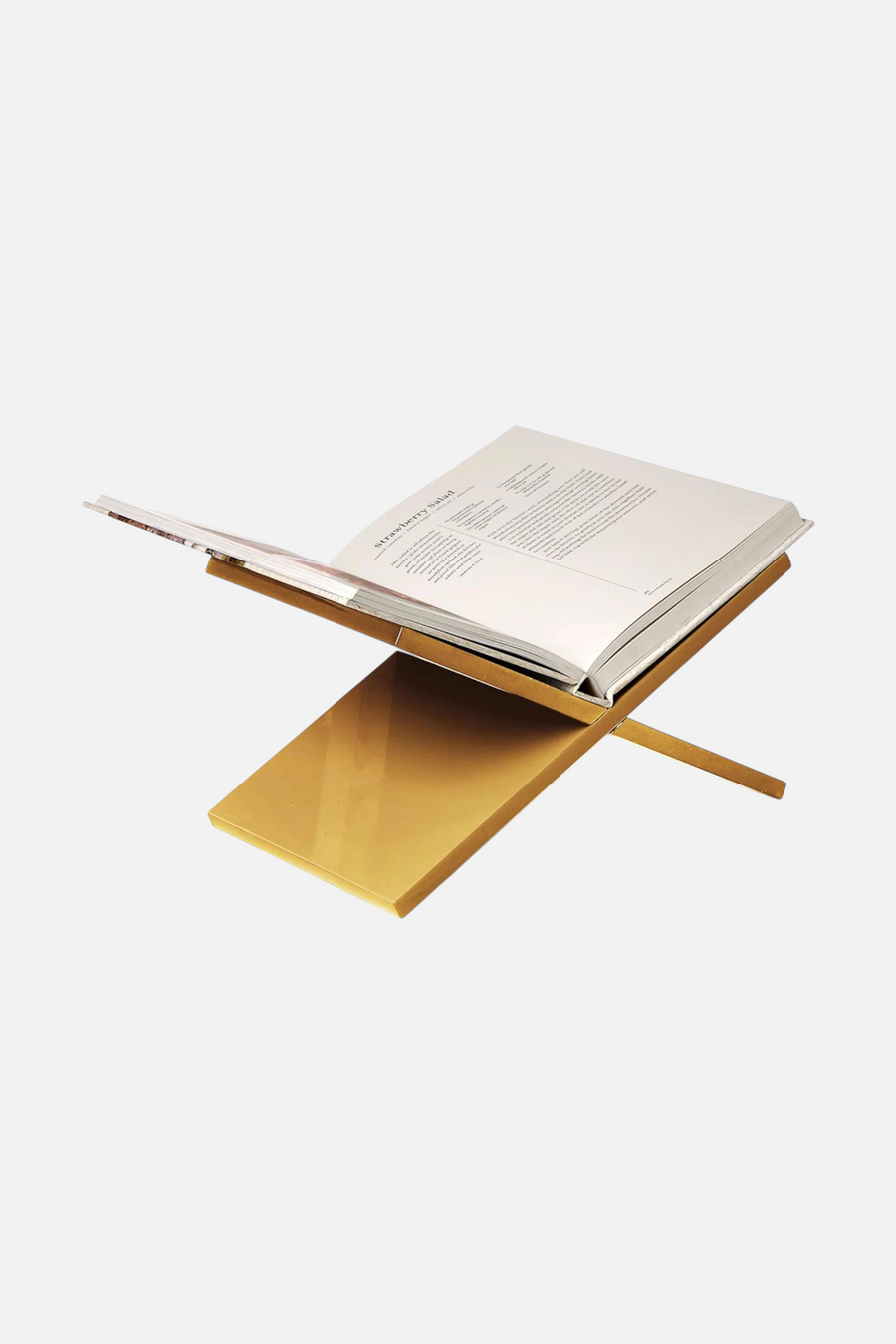 Libreria Gold Leaf Book Stand – front view