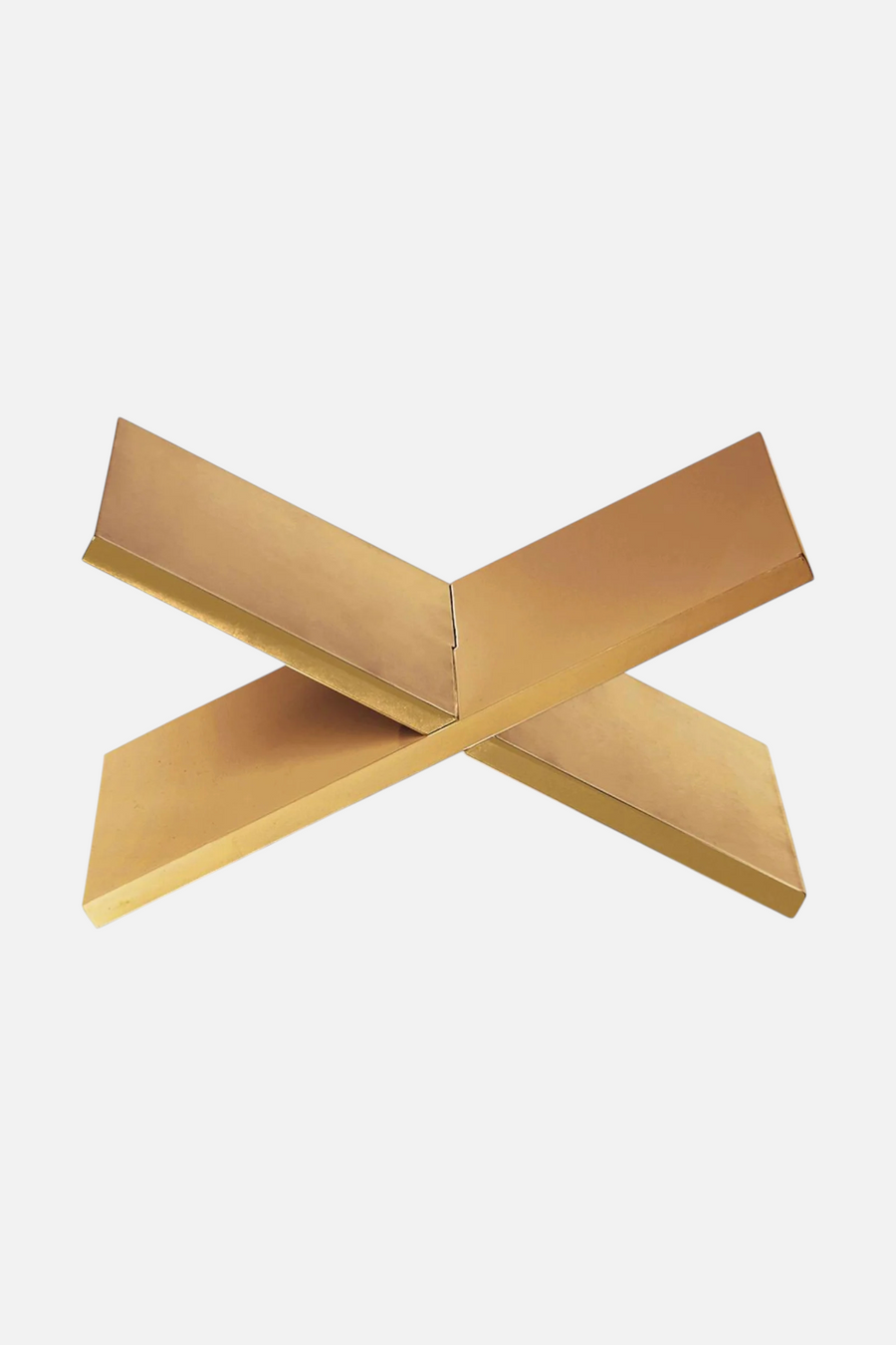 Libreria Gold Leaf Book Stand – side view