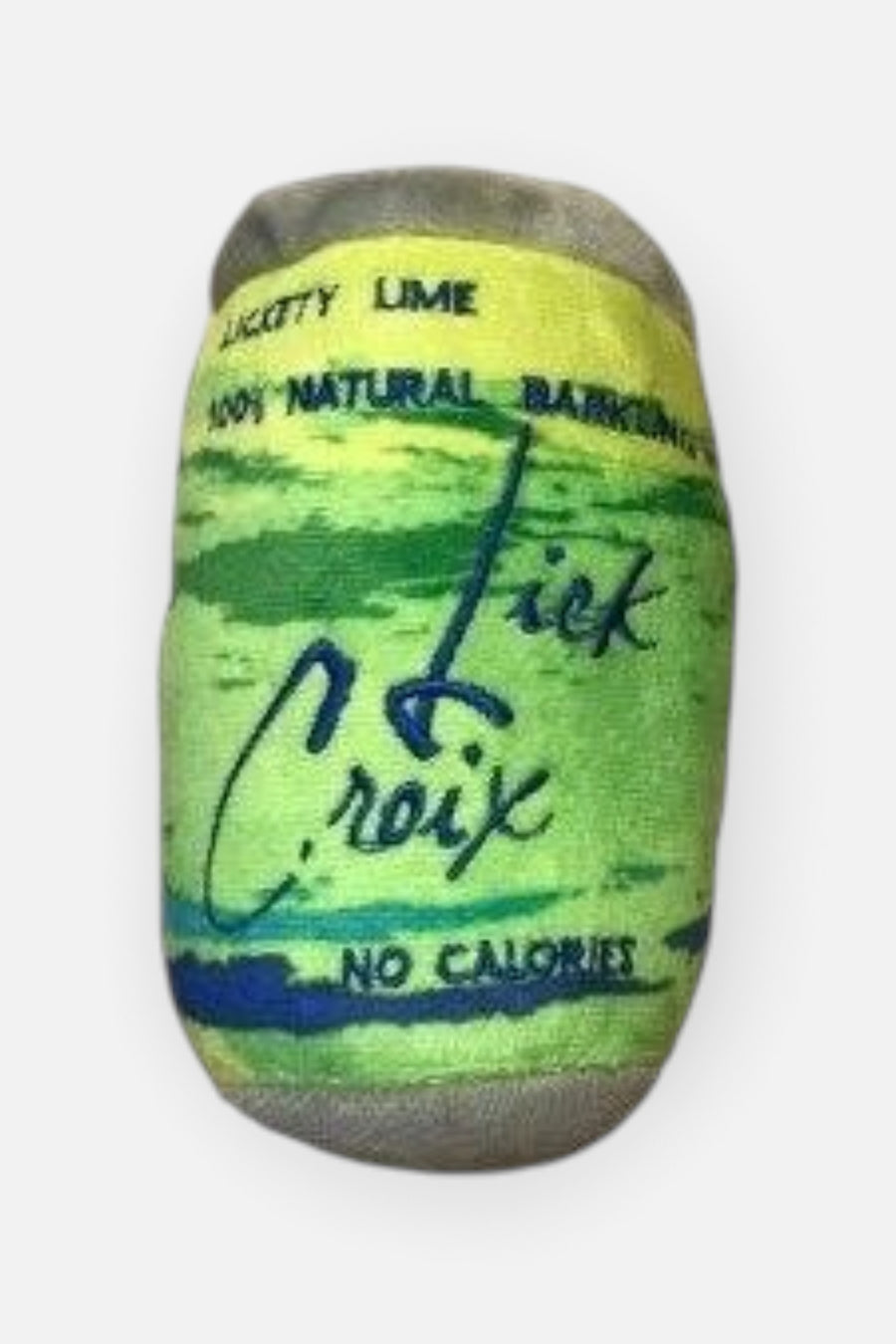 LickCroix Lickety Lime Barkling Water Dog Toy – front view