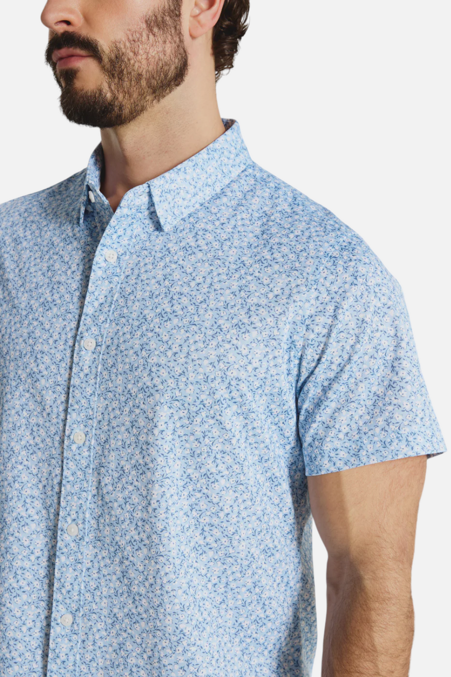 7 Diamonds Costra Short Sleeve in Light Blue