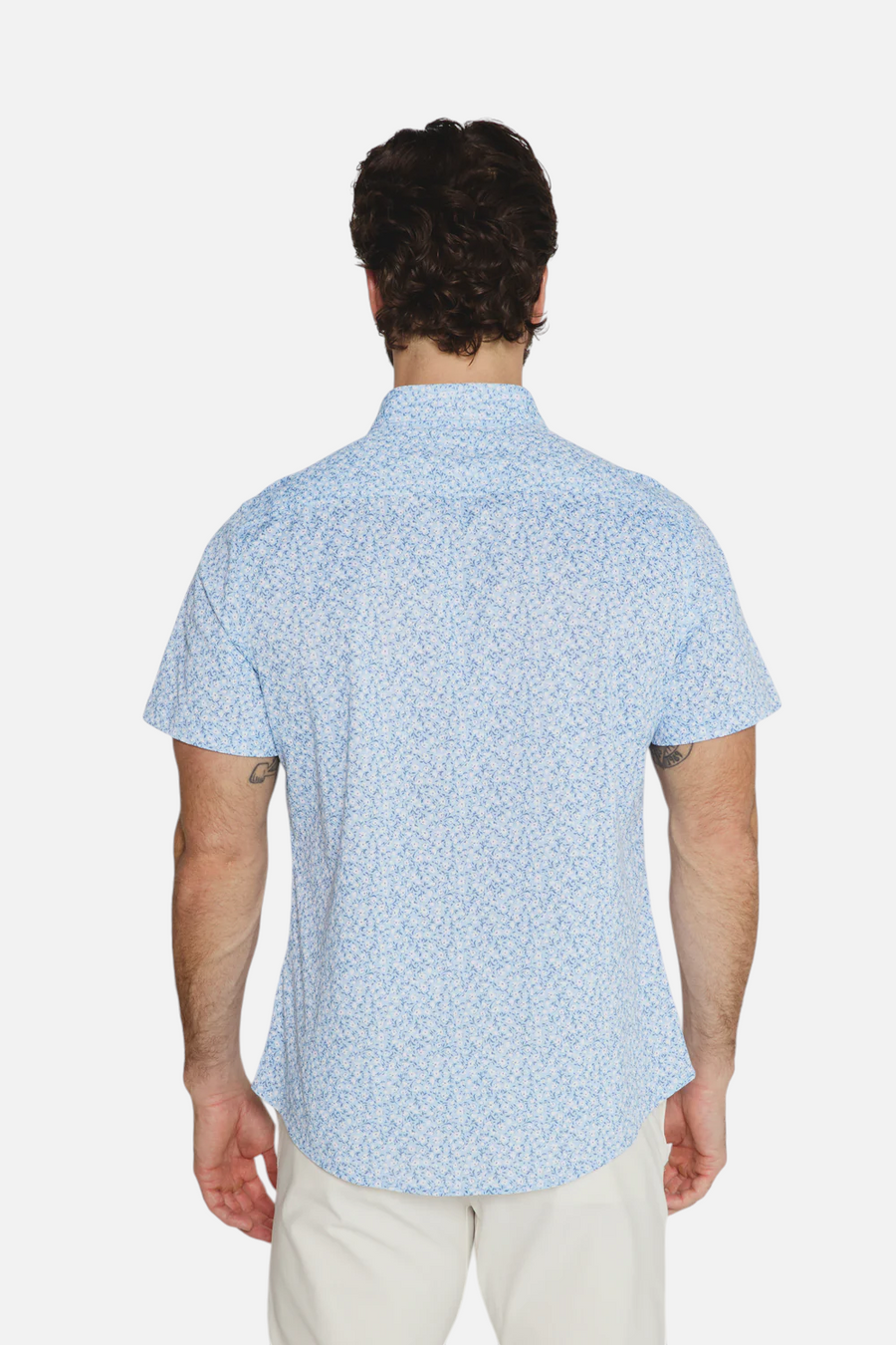 7 Diamonds Costra Short Sleeve in Light Blue