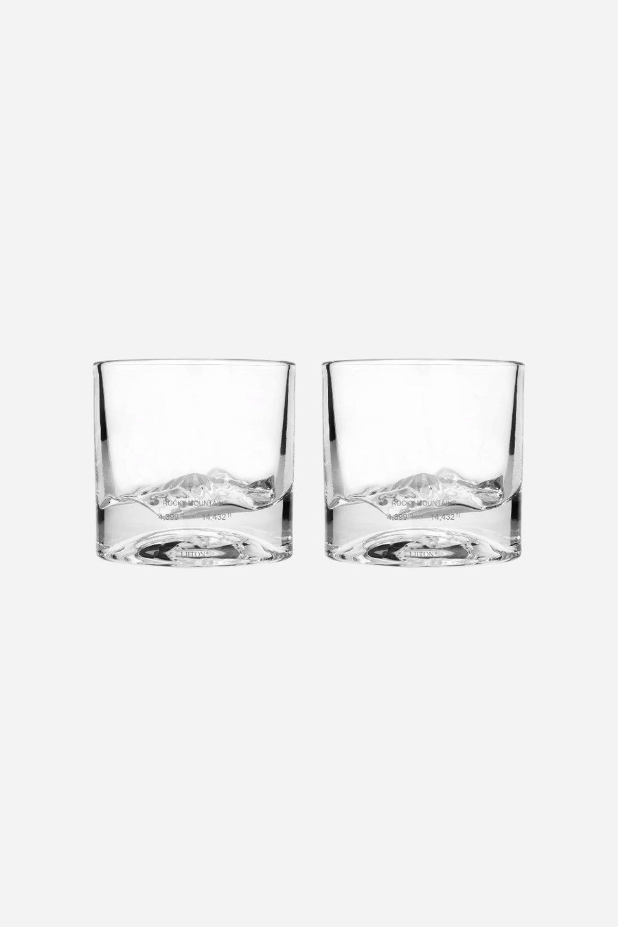Liiton Rocky Mountains Glasses Set of 2 – front view