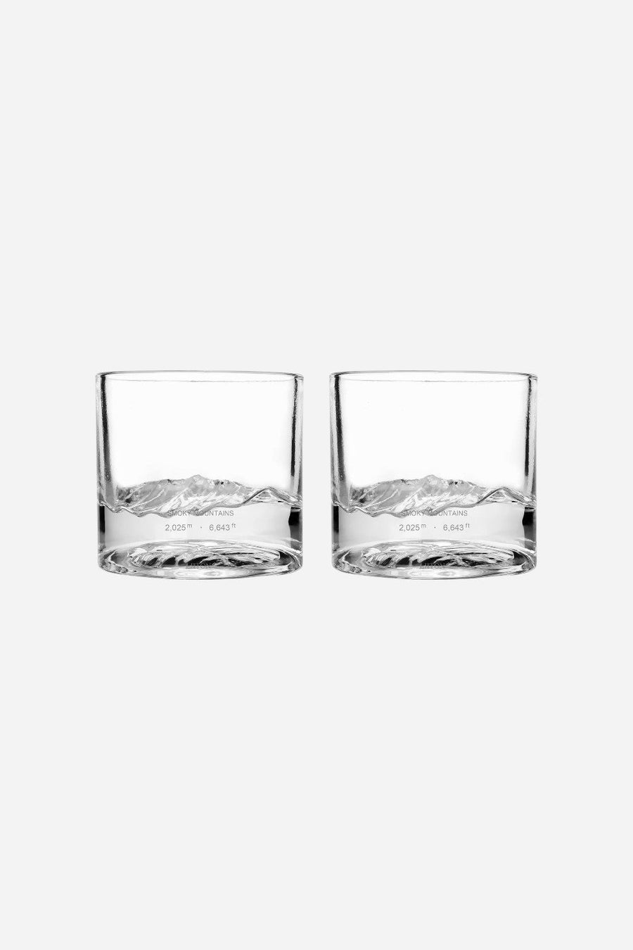 Liiton Smoky Mountains Glasses Set of 2 – front view
