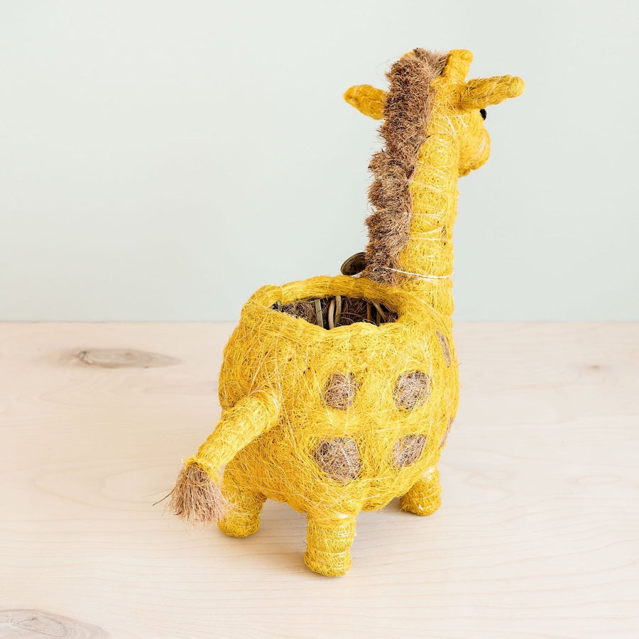Likha Coco Coir Pots Giraffe Planter – detail