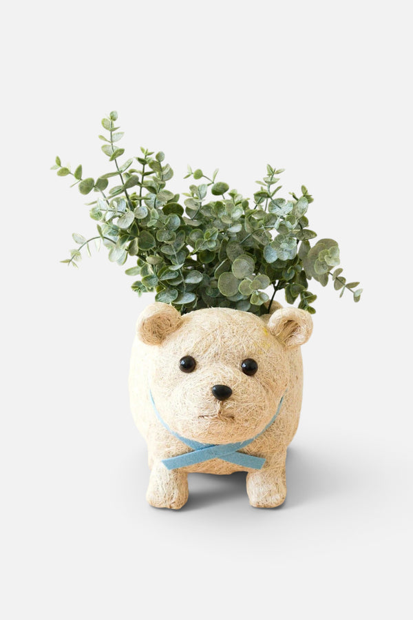 Likha Coco Coir Pots Polar Bear Planter