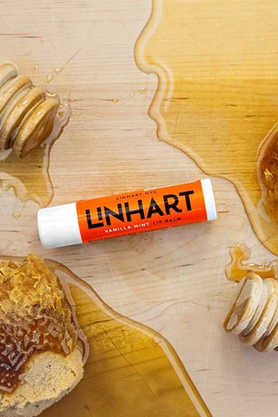 Linhart Lip Balm SPF 15 in Vanilla Mint – side view