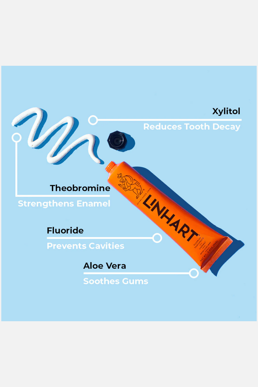 Linhart The Linämel Toothpaste – side view