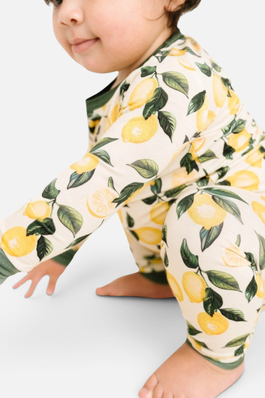 Litle One Shop Lemon Zest Bamboo Set – detail