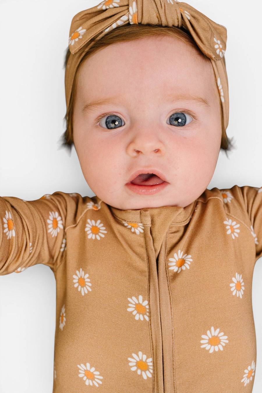 Little Daisy Bamboo Sleeper – on model