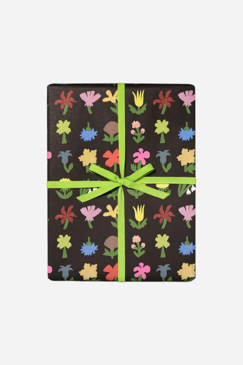 Little Flowers Wrapping Paper – front view
