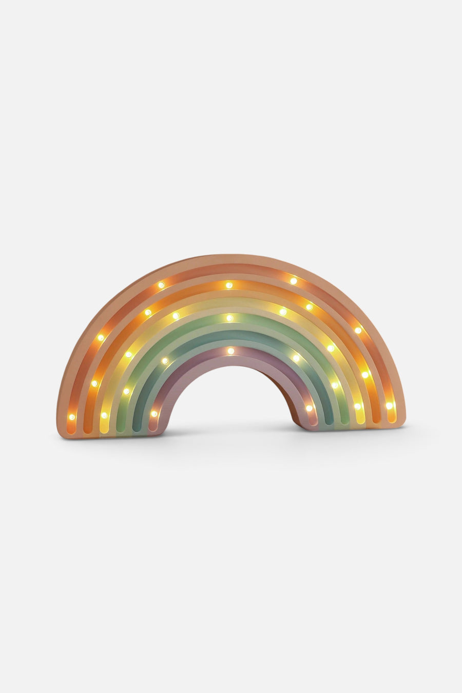 Little Lights Rainbow Lamp in Pastel – back view