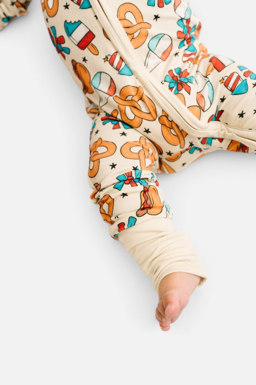 Little One Shop 4th Of July Snacks Bamboo Sleeper – detail