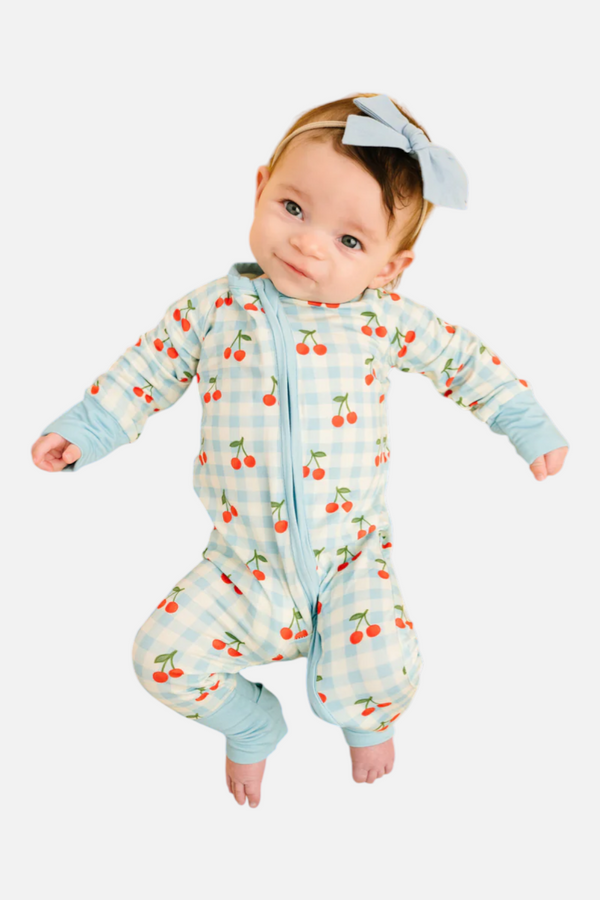 Little One Shop Cherry Picnic Bamboo Sleeper