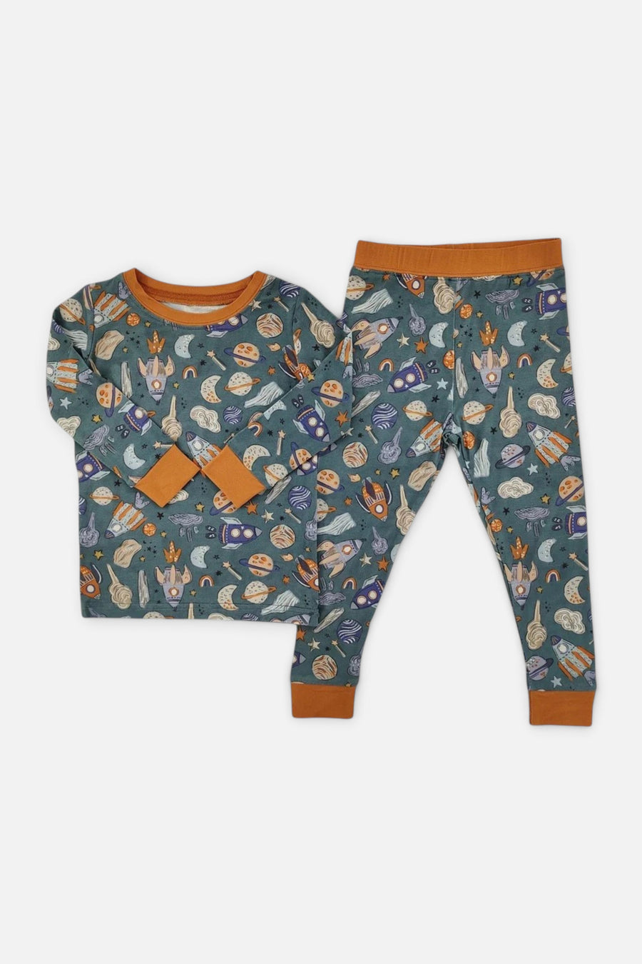 Little One Shop Cosmic Adventure Bamboo Set – side view