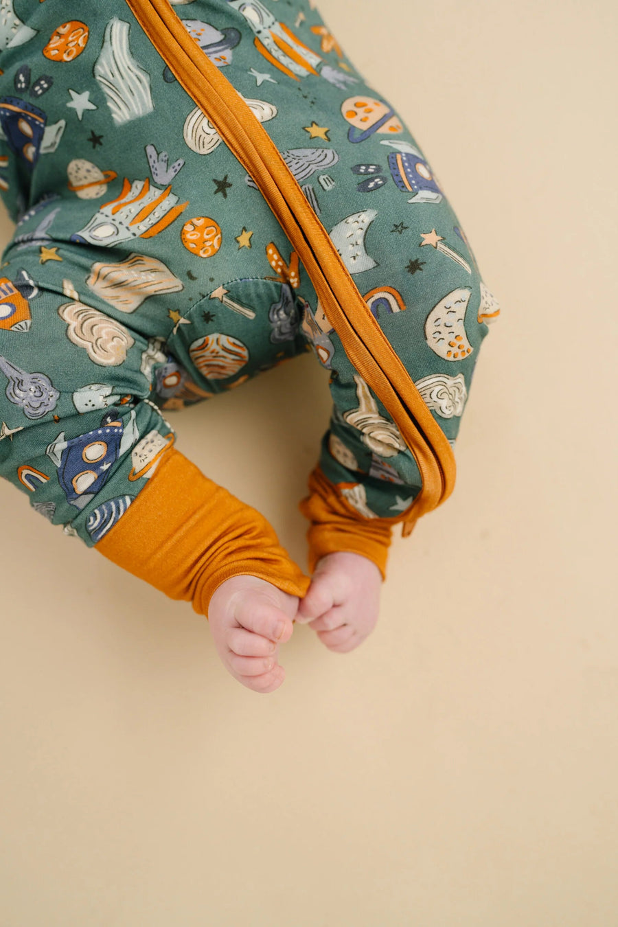 Little One Shop Cosmic Adventure Zip Sleeper – side view
