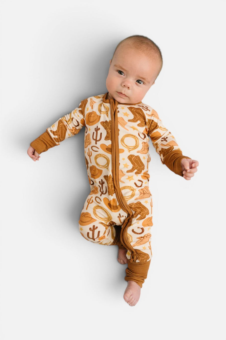 Little One Shop Cowboy Bamboo Sleeper – front view