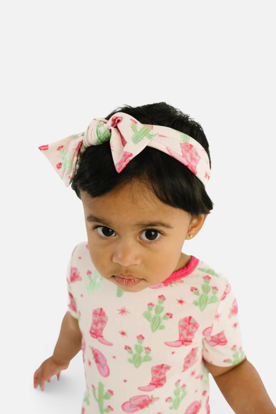 Little One Shop Cowgirl Bamboo Headband – front view