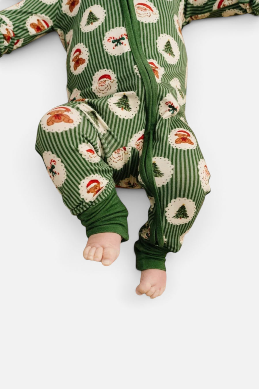 Little One Shop Holiday Heirloom Bamboo Sleeper – detail