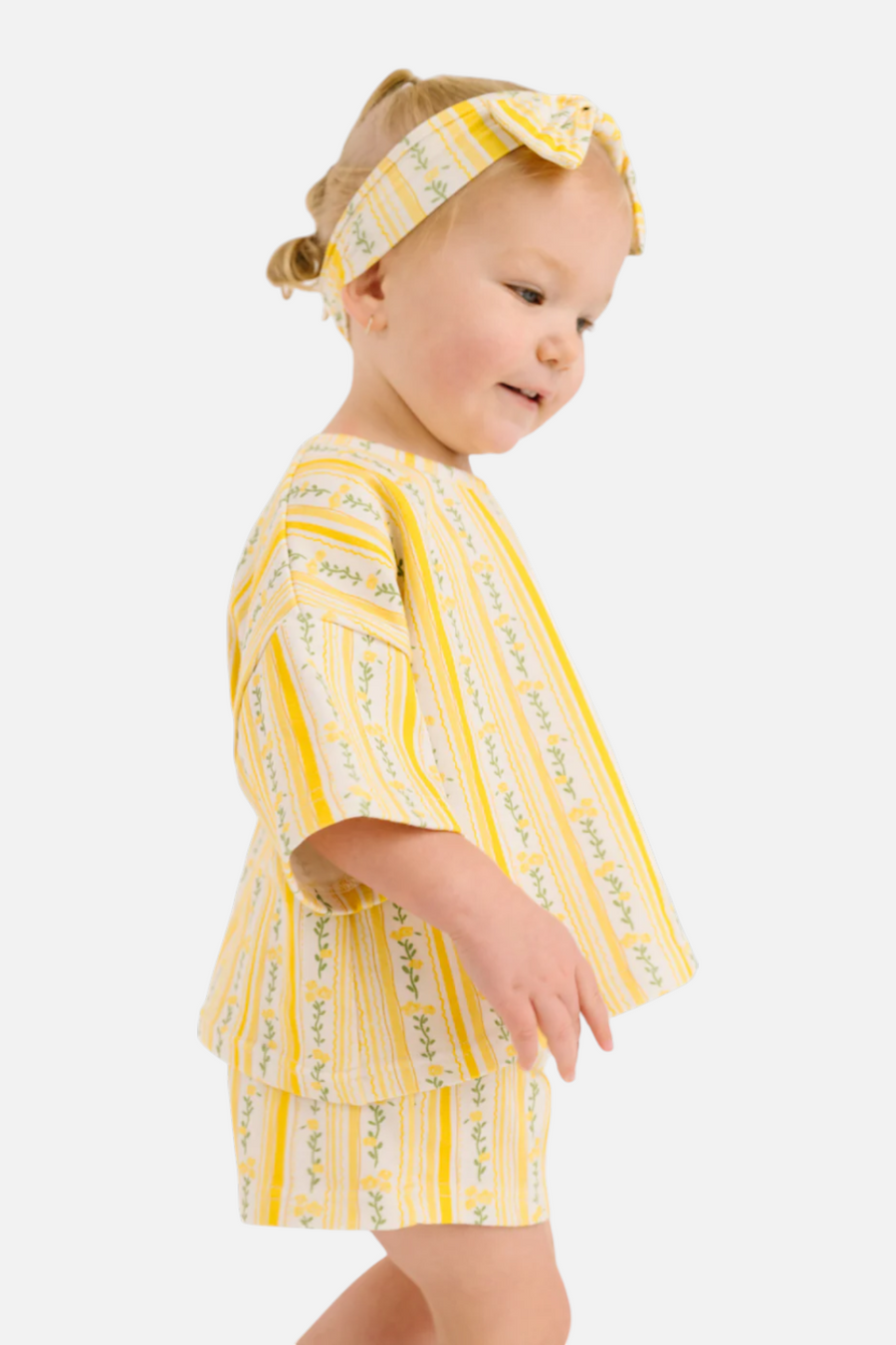 Little One Shop Kid's Sunny Meadow Slouchy Set – back view