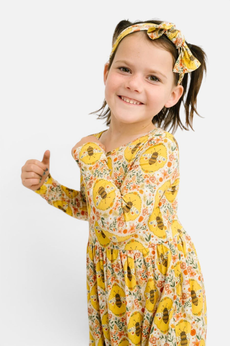 Little One Shop Sweet Bee Headband – back view