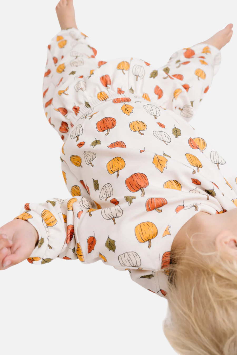 Little One Shop Toddler Pumpkin Patch Sweatsuit – side view
