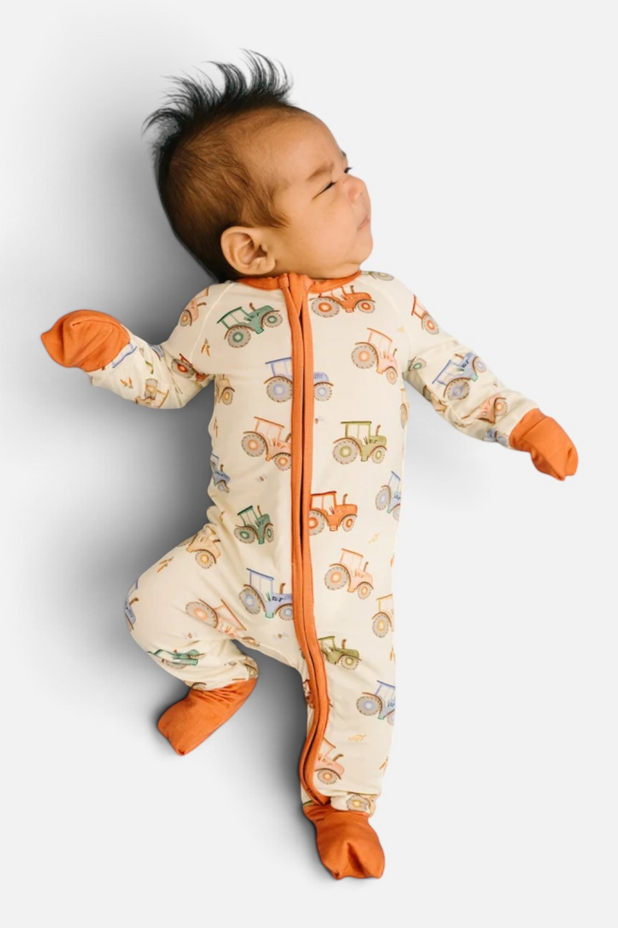 Little One Shop Tractor Ride Bamboo Sleeper – side view