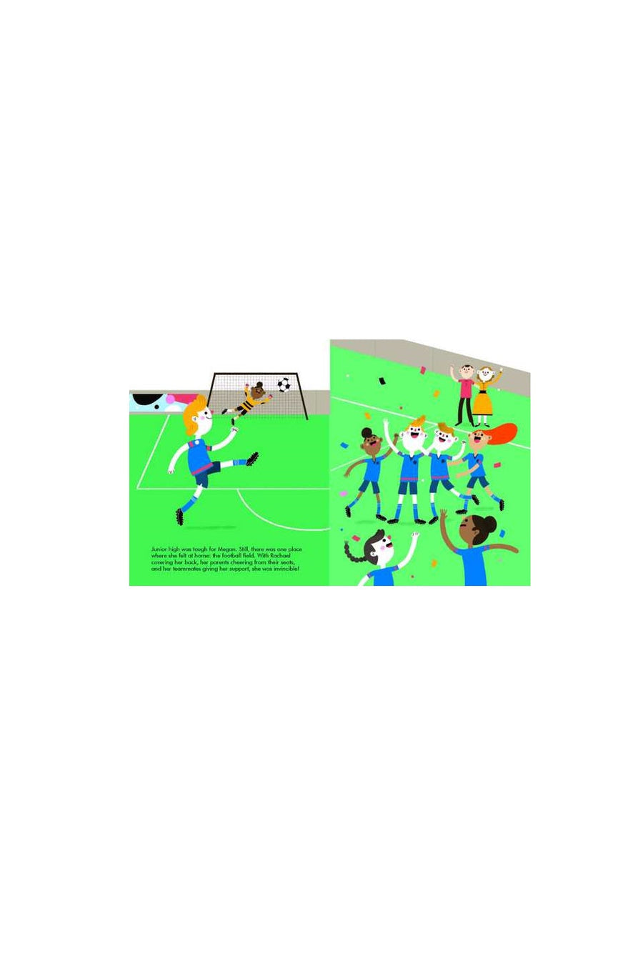 Little People Big Dreams: Megan Rapinoe – back view