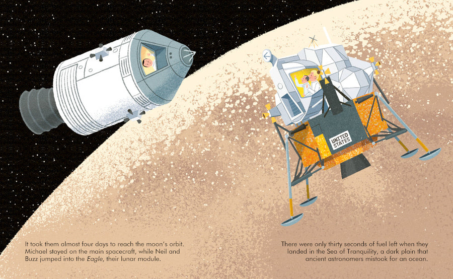 Little People Big Dreams Neil Armstrong – detail
