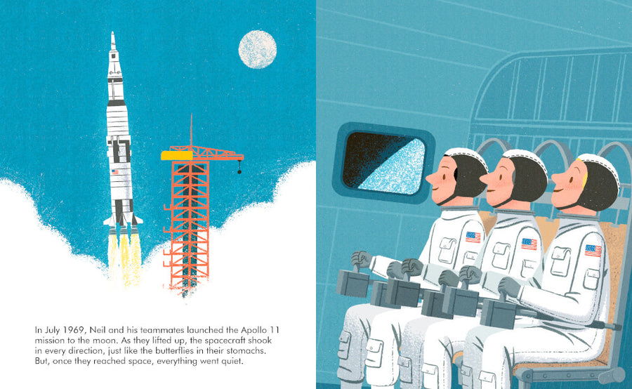 Little People Big Dreams Neil Armstrong – side view