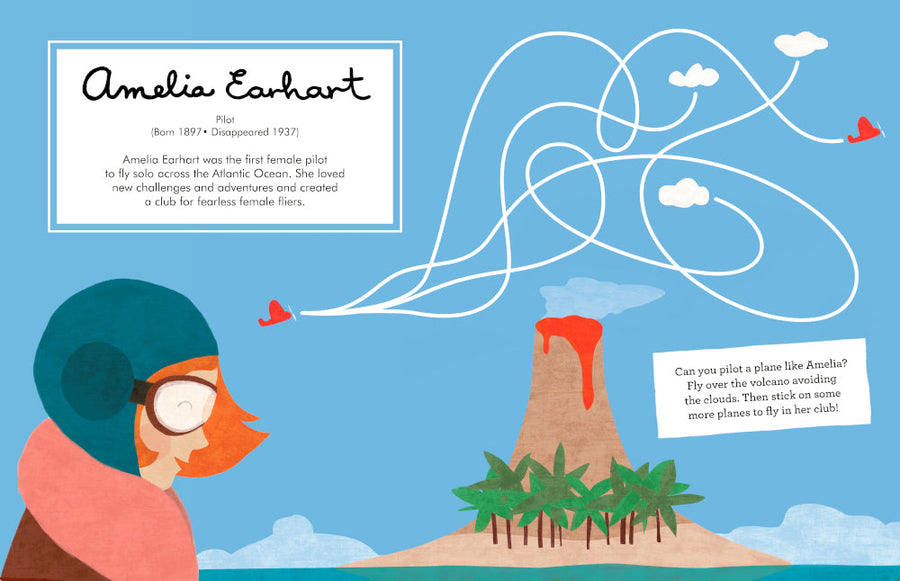Little People Big Dreams Sticker Activity Book – back view