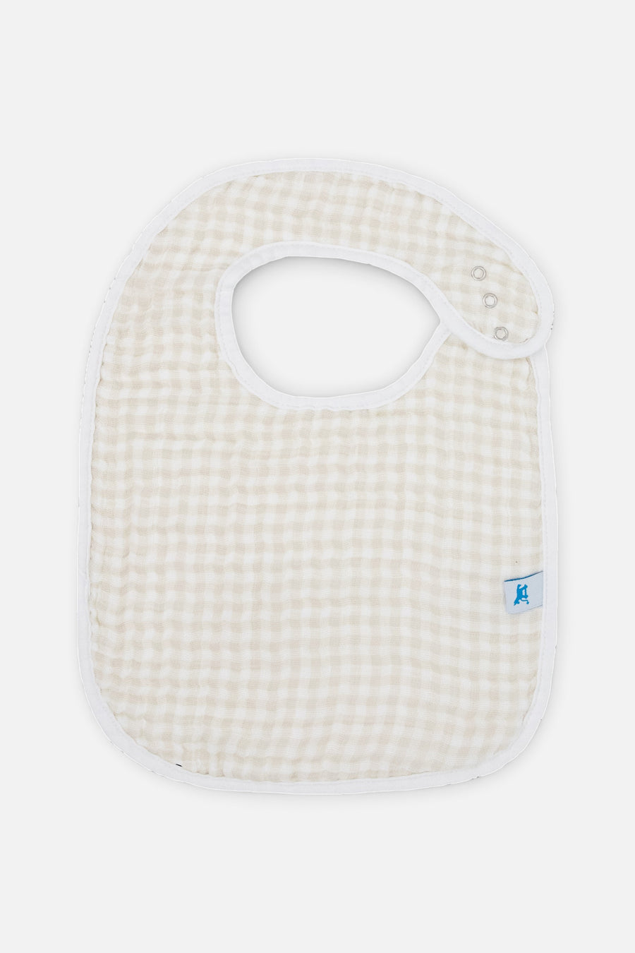 Little Unicorn Cotton Muslin Classic Bib Set of 3 in Farmyard – detail