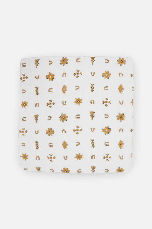 Little Unicorn Cotton Muslin Swaddle Blanket in Conchos