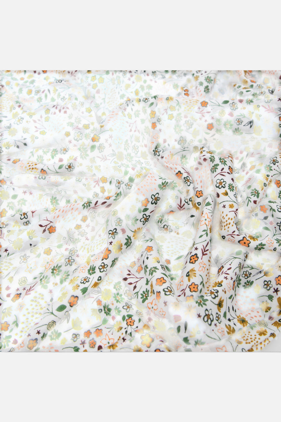 Little Unicorn Stretch Knit Swaddle Blanket Set of 2 in Pressed Petals – detail