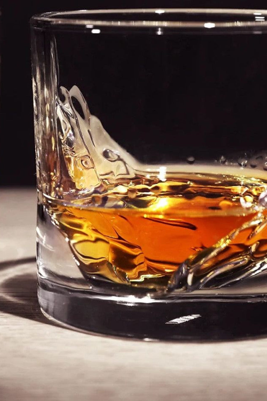 Litton Grand Canyon Crystal Whiskey Glass Set of 2 – back view
