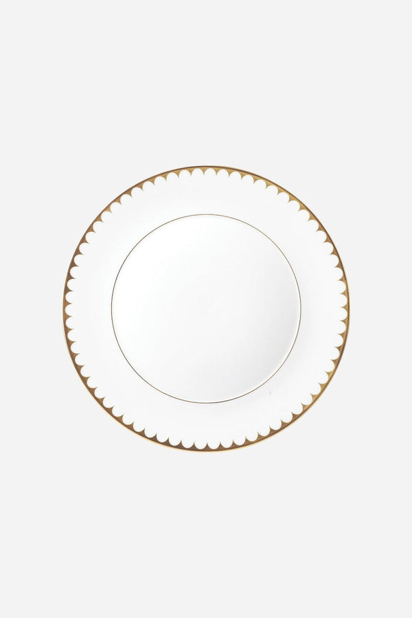 L'Objet Aegean Filet Dinner Plate in Gold