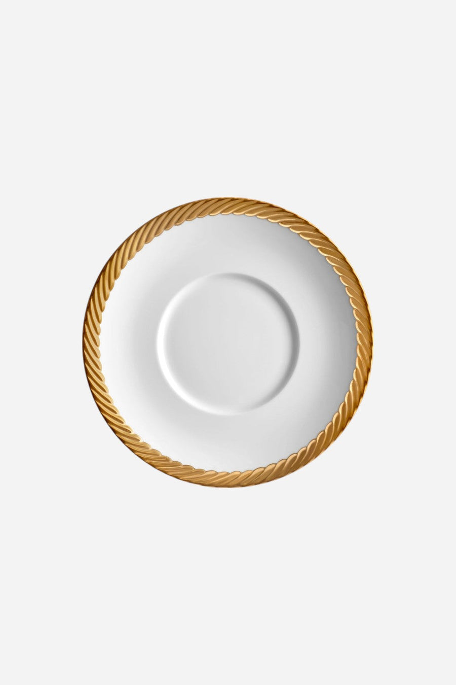 L'Objet Corde Saucer in Gold – front view