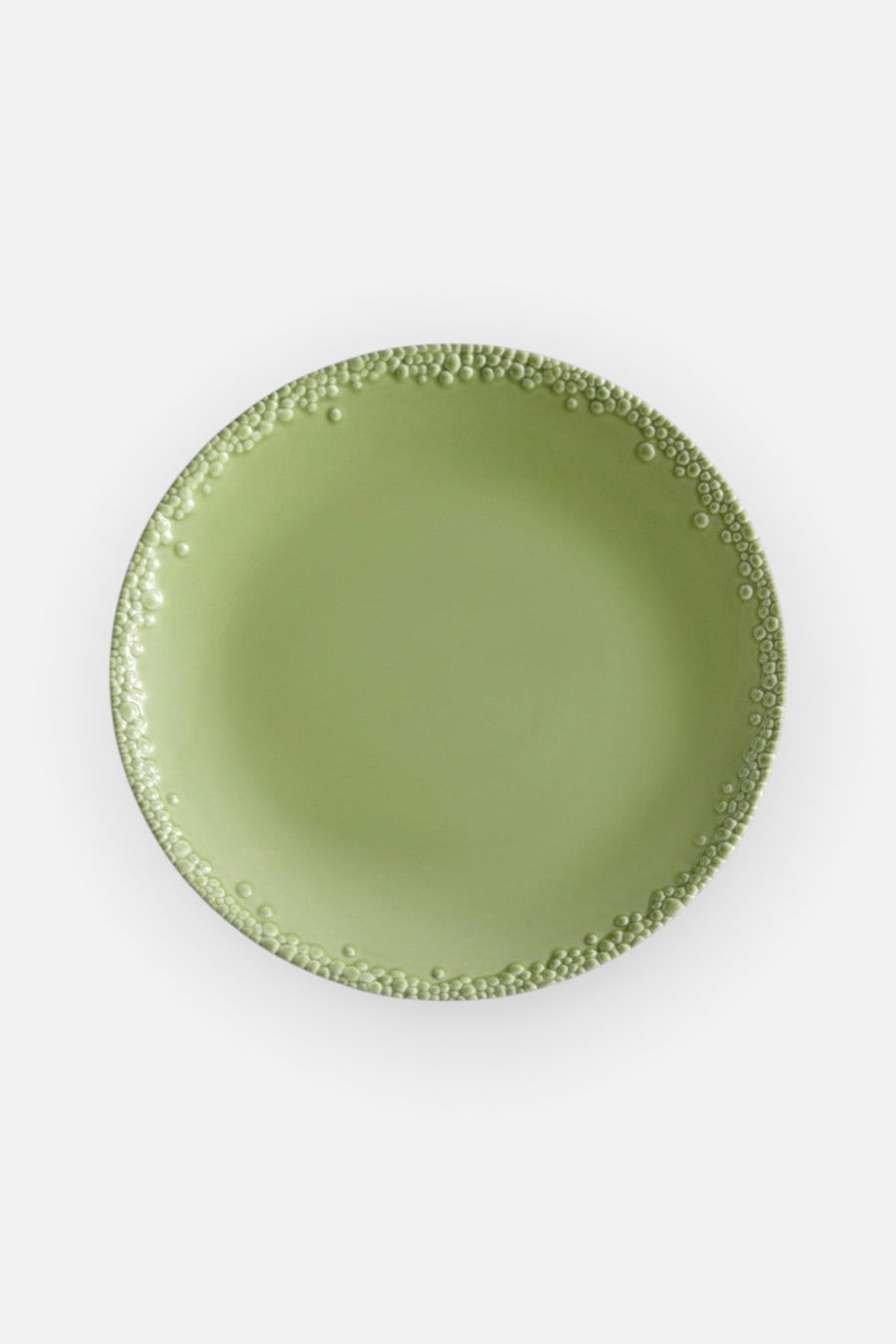 L'Objet Haas Mojave Charger Regular in Matcha – front view
