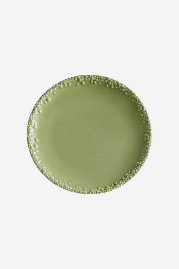 L'Objet Haas Mojave Dinner Plate in Matcha