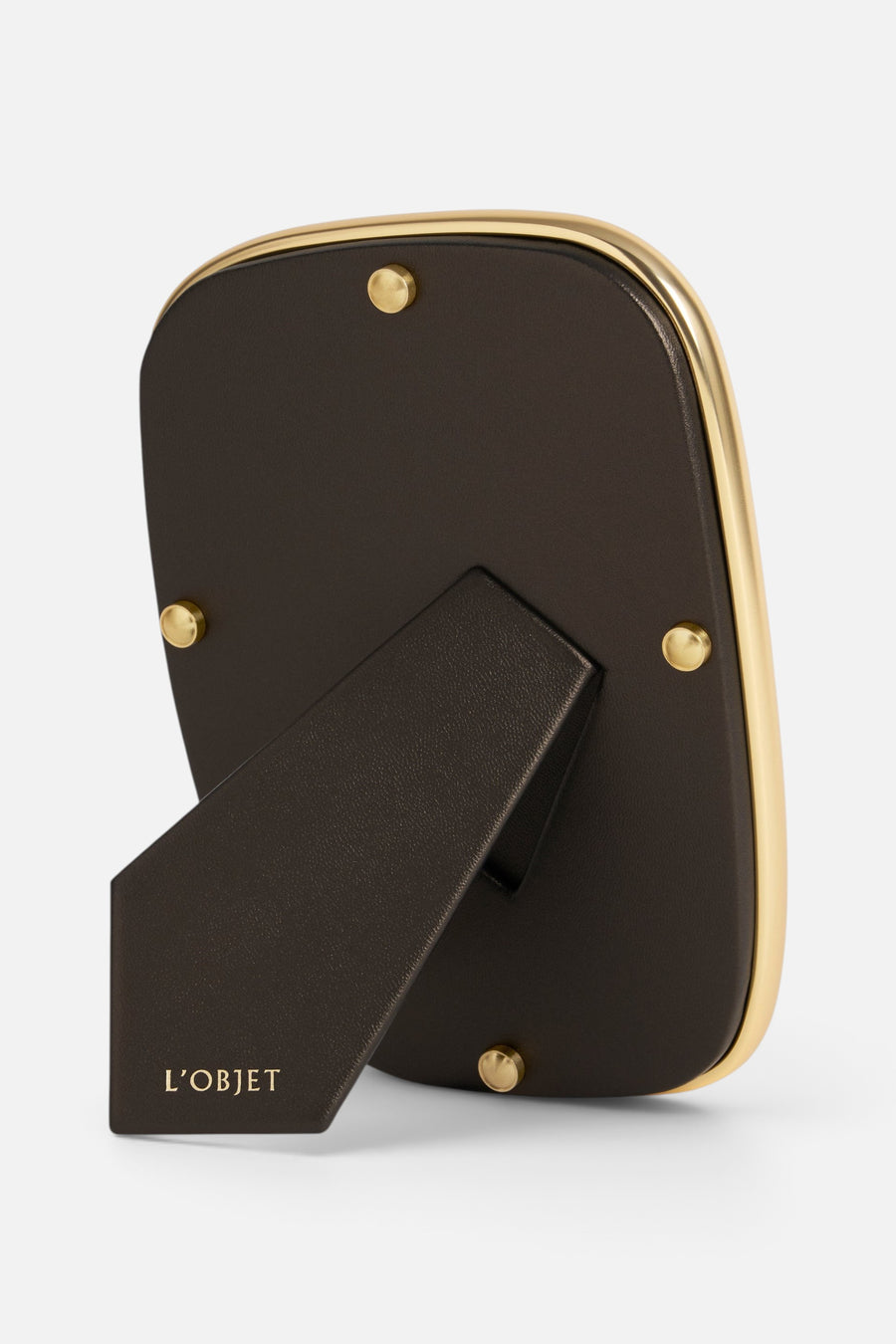 L'Objet Knot Frame in Gold, 4x6 – detail