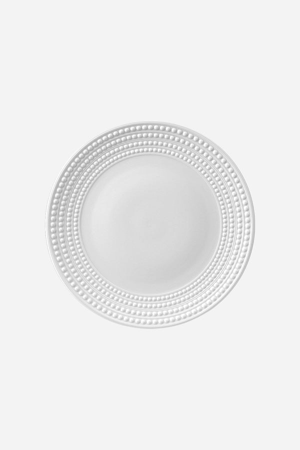 L'Objet Perlée Charger in White