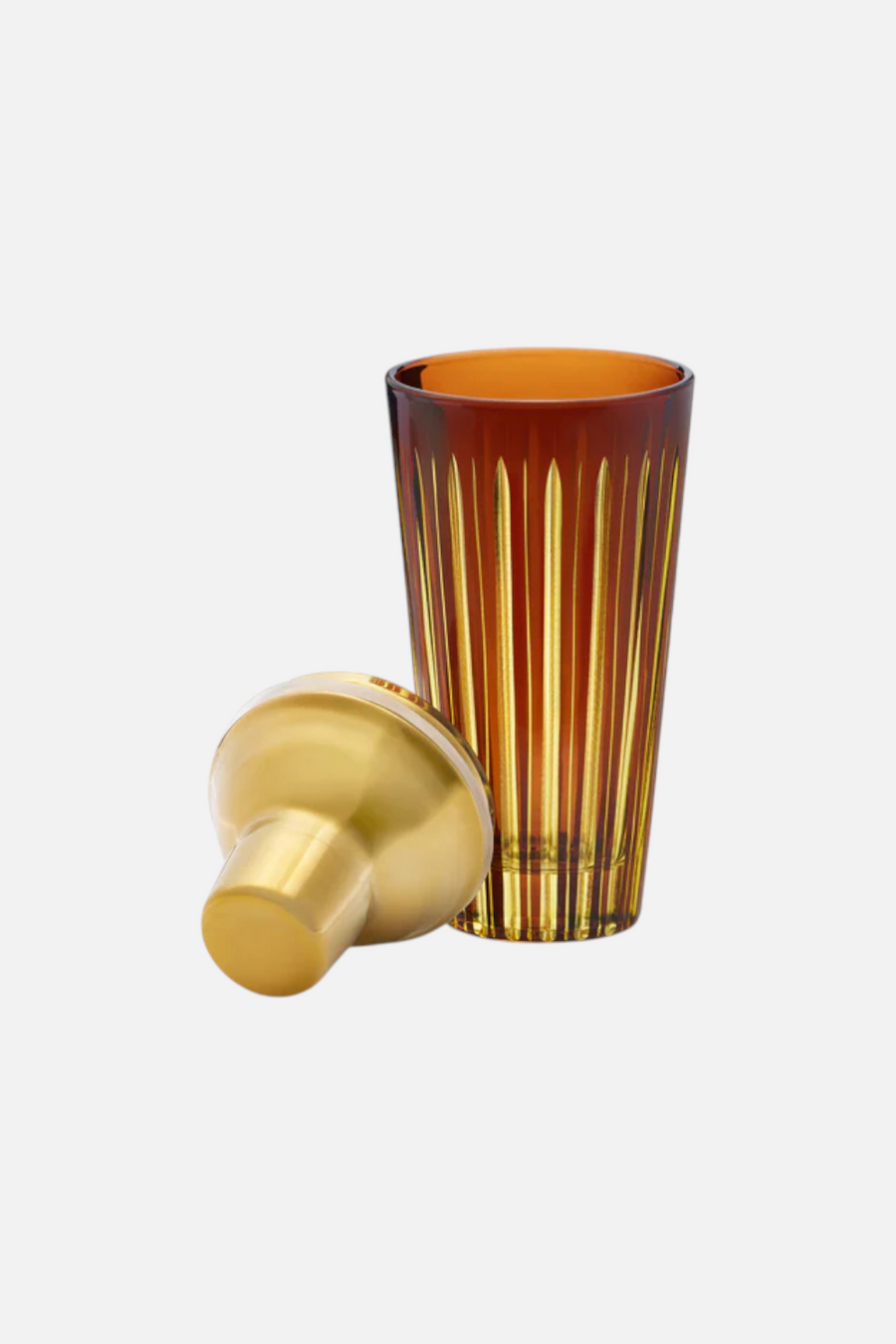 L'Objet Prism Shaker in Amber – back view