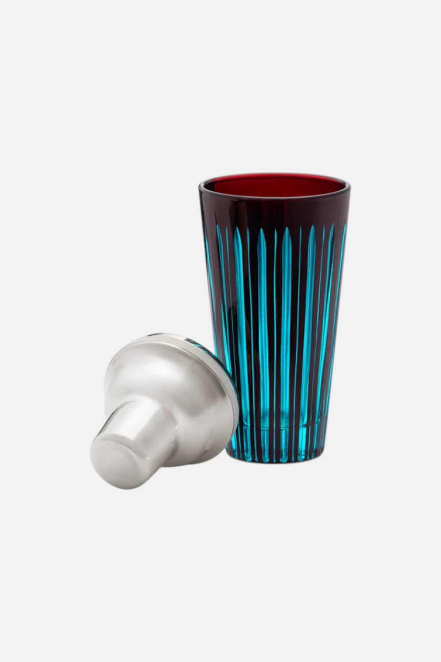 L'Objet Prism Shaker in Bordeaux – back view