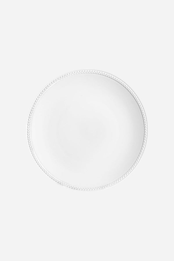 L'Objet Soie Tressée Dessert Plate in White